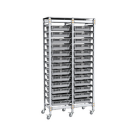 Стеллаж мобильный 2-х секционный для учебных наборов и цифровых лабораторных комплексов SenseDisc - «globural.ru» - Брянск