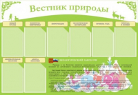 Стенд "Вестник природы" (вариант 4) - «globural.ru» - Брянск