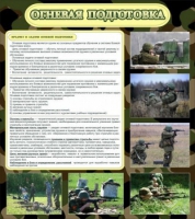 Стенд "Огневая подготовка" (вариант 2) - «globural.ru» - Брянск