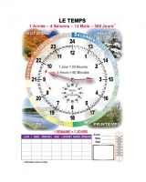 Le temps. Учебно наглядные пособия по французскому языку - «globural.ru» - Брянск