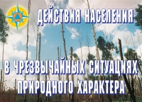 Комплект плакатов "Действия населения в ЧС природного характера" - «globural.ru» - Брянск