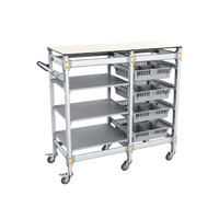 Тележка 2-х секционная для учебных наборов и цифровых лабораторных комплексов SenseDisc - «globural.ru» - Брянск