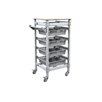 Тележка 1-секционная для учебных наборов и цифровых лабораторных комплексов SenseDisc - «globural.ru» - Брянск