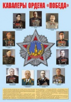 Плакат "Кавалеры ордена «Победа»" - «globural.ru» - Брянск