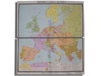 Учебная карта "Европа с 1815 - 1849 г.г." 1180*1070 мм (матовое, 2-стороннее лам.) - «globural.ru» - Брянск