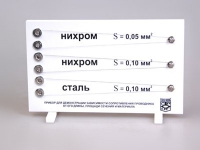 Прибор для демонстрации зависимости сопротивления проводника от его длины, сечения и материала - «globural.ru» - Брянск