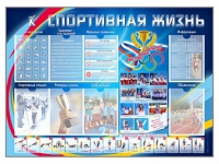 Стенд-уголок "Спортивная жизнь" - «globural.ru» - Брянск