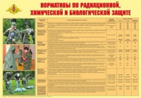Плакат "Нормативы по радиационной, химической и биологической защите" - «globural.ru» - Брянск