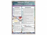 Стенд "Охрана труда в кабинете технологии" - «globural.ru» - Брянск
