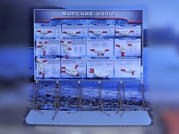 Стенд "Морские узлы" с оригинальными образцами - «globural.ru» - Брянск