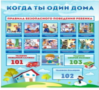 Стенд "Когда ты один дома" - «globural.ru» - Брянск