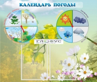Стенд "Календарь погоды" - «globural.ru» - Брянск