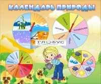 Стенд "Календарь природы" (вариант 1) - «globural.ru» - Брянск