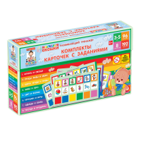 Развивающий тренажёр "Разноцветные окошки" 3-5 лет. Дополнительный набор карточек к базовому комплекту - «globural.ru» - Брянск