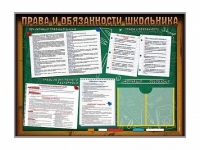 Стенд-уголок "Права и обязанности школьника" - «globural.ru» - Брянск