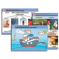 Комплект таблиц для начальной школы "Русский язык. Имя существительное" - «globural.ru» - Брянск