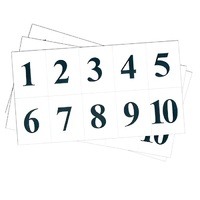 Набор цифр от 1 до 10 (для начальной школы) - «globural.ru» - Брянск