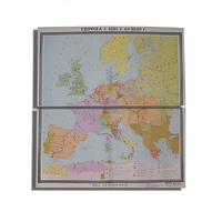 Учебная карта "Европа с 1815 - 1849 г.г." 1180*1070 мм (матовое, 2-стороннее лам.) - «globural.ru» - Брянск