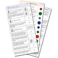 Комплект карточек (10) "Обучающий калейдоскоп. Музыкальные термины" - «globural.ru» - Брянск