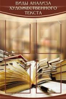 Стенд "Виды анализа художественного текста" - «globural.ru» - Брянск