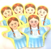 Набор кукол - рукавичек  "Эмоции. Девочки" - «globural.ru» - Брянск
