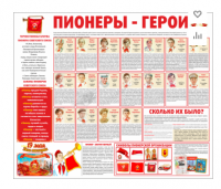 Тематический стенд "Пионеры-герои" - «globural.ru» - Брянск