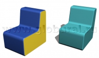 Прямоугольный стул 50*60*60/32см (ВИК) - «globural.ru» - Брянск