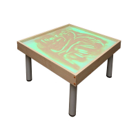 Столик на ножках для рисования песком Радуга. Подсветка RGB - «globural.ru» - Брянск