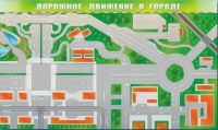 Доска магнитно-маркерная панорамная "Дорожное движение в городе" - «globural.ru» - Брянск