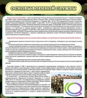 Стенд "Основы военной службы" - «globural.ru» - Брянск