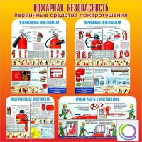 Стенд "Пожарная безопасность" (вариант 2 в ассортименте) - «globural.ru» - Брянск