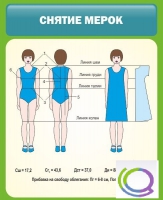 Стенд "Снятие мерок" (вариант 1) - «globural.ru» - Брянск
