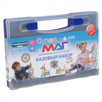 Магнитный конструктор Супермаг. Базовый набор 5-7 лет - «globural.ru» - Брянск