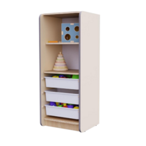 Открытый шкаф с ящиками из коллекции мебели «НЕГА» (цвет бежевый) - «globural.ru» - Брянск