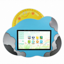 Профессиональный сенсорный настенный игровой комплекс "Говорящее облачко" - «globural.ru» - Брянск