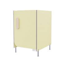 Гигиеническая кабинка из коллекции «НЕГА» (цвет желтый) - «globural.ru» - Брянск