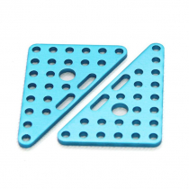 Треугольная пластина из анодированного алюминия Triangle Plate 6*8 (Pair) - «globural.ru» - Брянск
