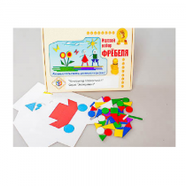 Игровой набор Фребеля "Конструктор плоскостной-1" (Серия "Эксперимент") - «globural.ru» - Брянск