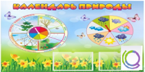 Стенд "Календарь природы" (вариант 2) - «globural.ru» - Брянск