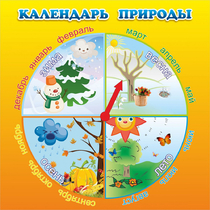 Стенд "Календарь природы" 0.5x0.5 - «globural.ru» - Брянск