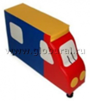 Напольная мягкая игрушка "Грузовик" каталка - «globural.ru» - Брянск