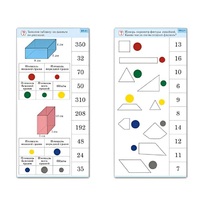 Комплект карточек (10) "Обучающий калейдоскоп. Геометрические фигуры" - «globural.ru» - Брянск