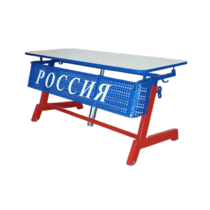 Стол ученический двухместный "Патриот-2п" на газовом лифте (р.гр. № 3-7 и наклоном столешницы ) - «globural.ru» - Брянск