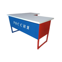 Стол преподавателя "Патриот" угловой с выкатной тумбой - «globural.ru» - Брянск