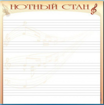 Доска магнитно-маркерная "Нотный стан" - «globural.ru» - Брянск