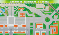 Доска магнитно-маркерная панорамная "Дорожное движение в городе" - «globural.ru» - Брянск