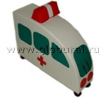 Напольная мягкая игрушка «Скорая помощь» каталка - «globural.ru» - Брянск