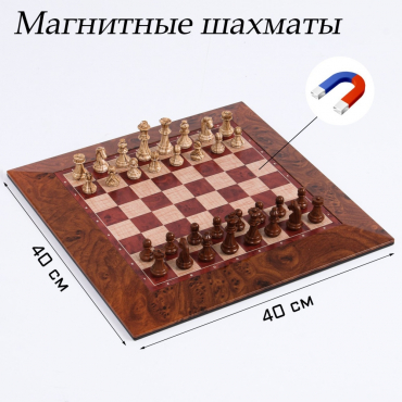Шахматы магнитные доска и фигуры из пластика - «globural.ru» - Брянск
