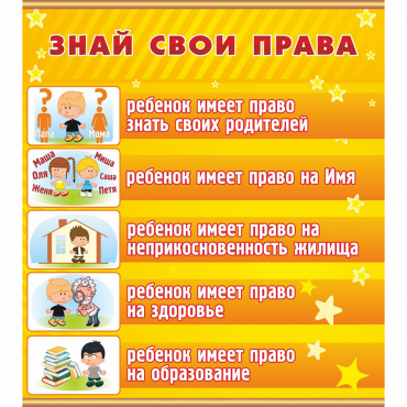 Стенд "Знай свои права" - «globural.ru» - Брянск