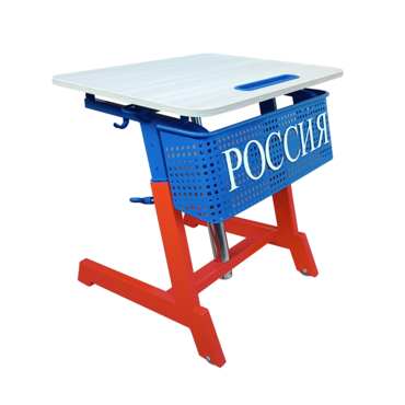Стол ученический одноместный "Патриот-1п" на газовом лифте (р.гр. № 3-7 и наклоном столешницы ) - «globural.ru» - Брянск